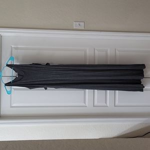 Charcoal gray maxi dress